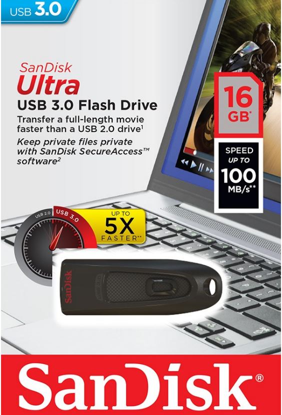 Pendrive ULTRA USB 3.0 FLASH DRIVE 16GB zdjęcie 2