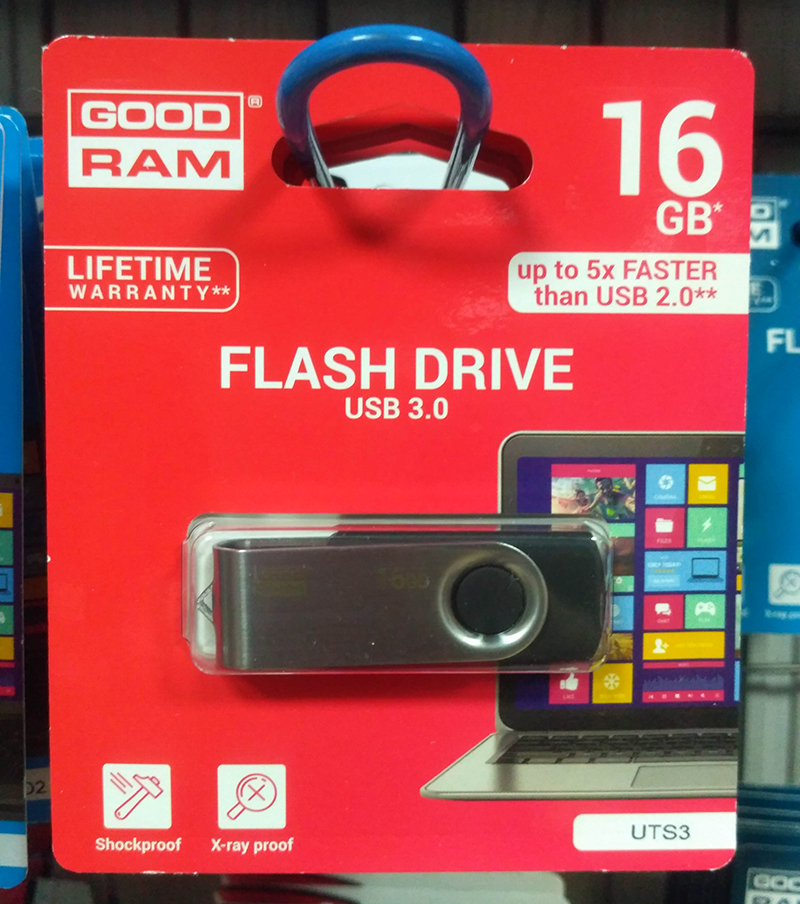 Pendrive TWISTER CZARNY 16GB USB 3.0 zdjęcie 2