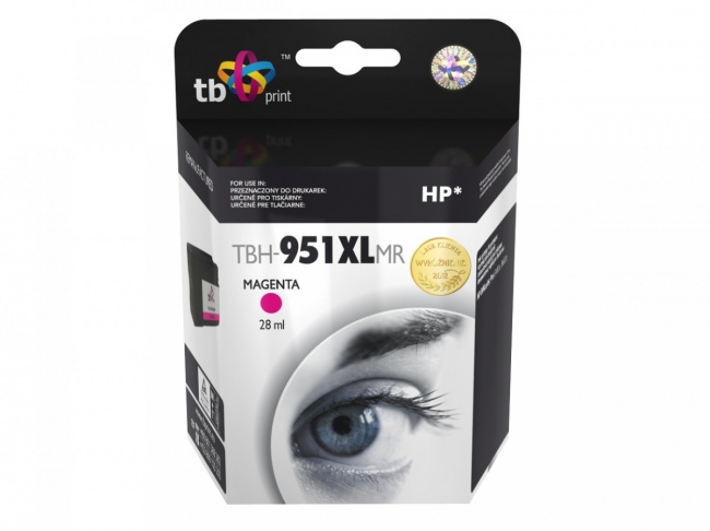 Tusz do HP OJ Pro 8100 Purpurowy refabrykowany TBH-951XLMR