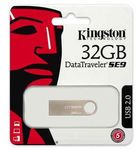 Pendrive Data Traveler SE9 32GB USB2.0 Silver Metal