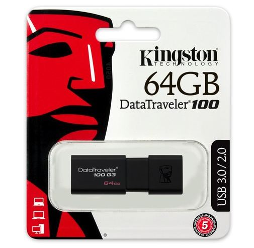 Pendrive Data Traveler 100G3 64GB USB 3.0