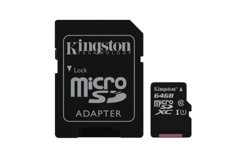 Pamięć SD-micro  64GB Kingston C10 w1 zdjęcie 2