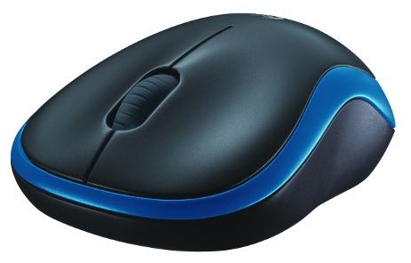 Mysz Logitech M185 niebieska bezp. nano zdjęcie 2