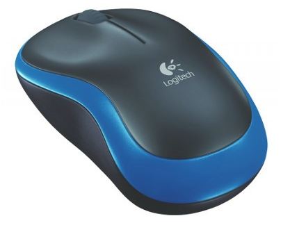 Mysz Logitech M185 niebieska bezp. nano