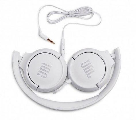 Słuchawki JBL Tune 500 Białe + mikrofon zdjęcie 2