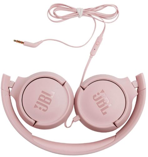 Słuchawki JBL Tune 500 Różowe + mikrofon zdjęcie 2