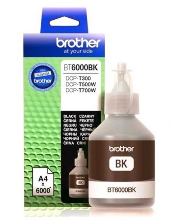 Tusz Oryginalny Brother BT6000BK Black 6k do DCP-T300, DCP-T500W