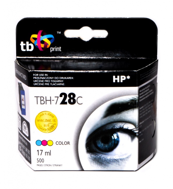 Tusz do HP Nr 28 - C8728A TBH-728C Kolor ref.