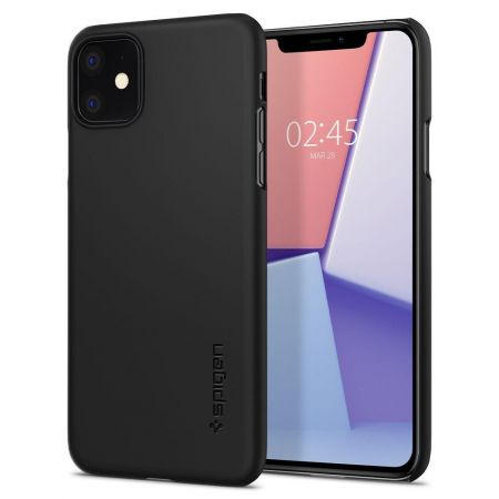 Etui SPIGEN THIN FIT IPHONE 11 BLACK zdjęcie 4