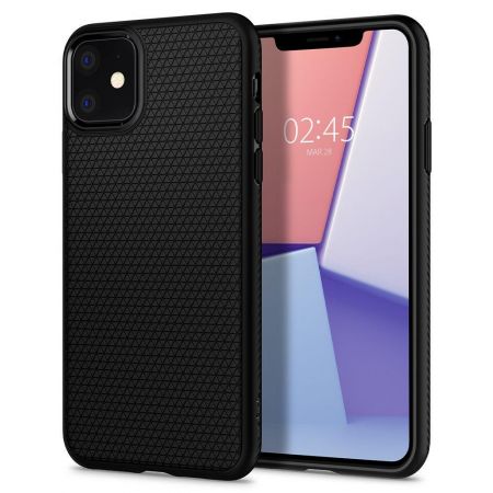 Etui SPIGEN Liquid AIR IPHONE 11 MATTE BLACK zdjęcie 2