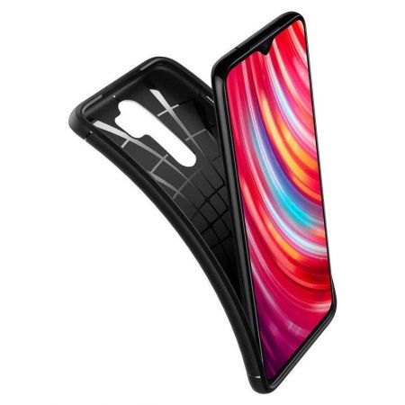 Etui SPIGEN Rugged Armor XIAOMI REDMI NOTE 8 PRO MATTE BLACK zdjęcie 3