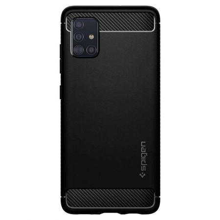 Etui SPIGEN Rugged Armor GALAXY A51 MATTE BLACK zdjęcie 3