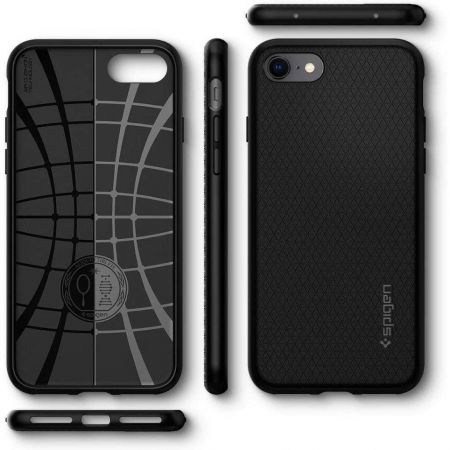 Etui SPIGEN Liquid AIR IPHONE 7/8/SE 2020 BLACK zdjęcie 2