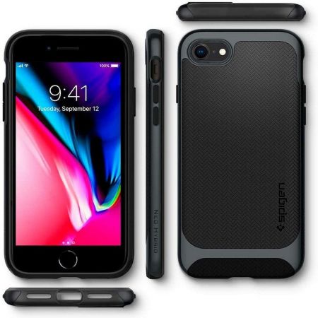 Etui SPIGEN NEO hybrid IPHONE 7/8/SE 2020 METAL SLATE zdjęcie 2