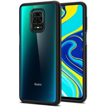 Etui SPIGEN ULTRA hybrid XIAOMI REDMI NOTE 9S/9 PRO/9 PRO MAX MATTE BLACK zdjęcie 2