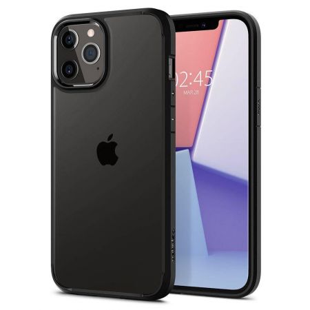 Etui SPIGEN ULTRA hybrid IPHONE 12/12 PRO MATTE BLACK zdjęcie 4