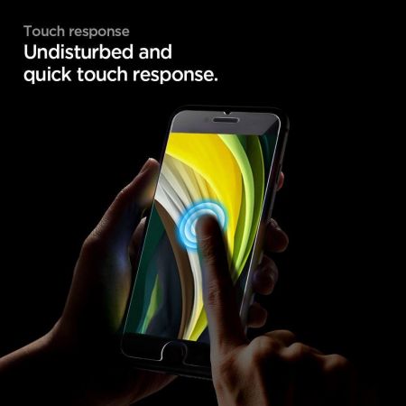 Szkło hartowane SPIGEN GLASS FC IPHONE 7/8/SE 2020 BLACK zdjęcie 3