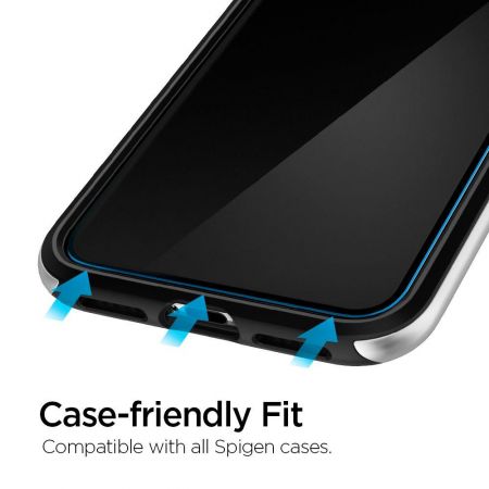 Szkło hartowane SPIGEN ALM GLAS.TR SLIM 2-PACK IPHONE 11 zdjęcie 3