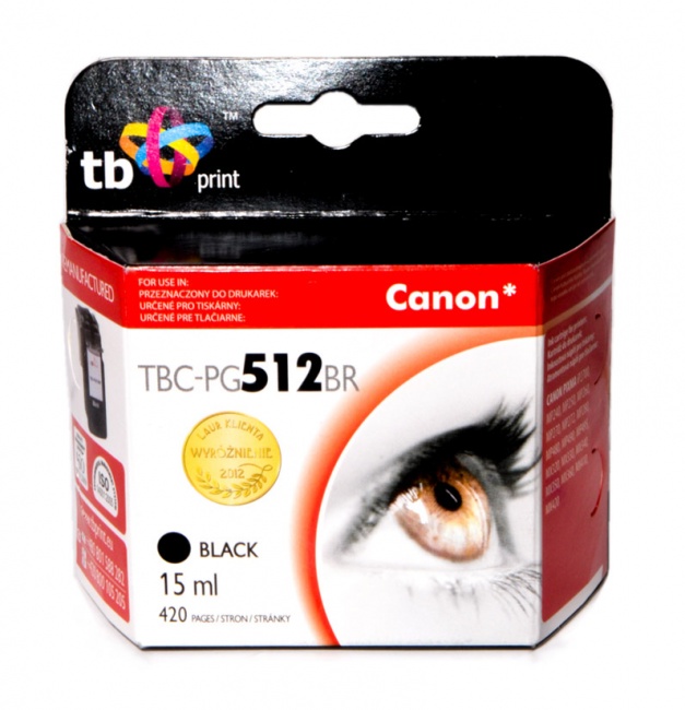 Tusz do Canon MP 480 TBC-PG512BR BK ref.