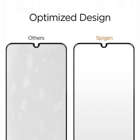 Szkło hartowane SPIGEN GLASS FC GALAXY A70 BLACK zdjęcie 2