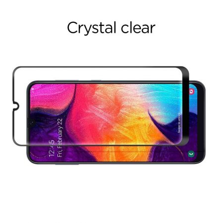 Szkło hartowane SPIGEN GLASS FC GALAXY A50/A30S BLACK zdjęcie 3