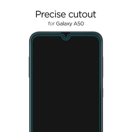 Szkło hartowane SPIGEN GLASS FC GALAXY A50/A30S BLACK zdjęcie 4