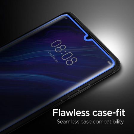 Szkło hartowane SPIGEN GLAS.TR SLIM HUAWEI P30 PRO BLACK zdjęcie 3
