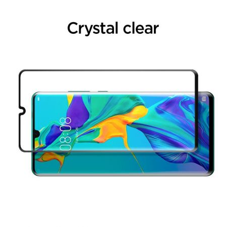 Szkło hartowane SPIGEN GLAS.TR SLIM HUAWEI P30 PRO BLACK zdjęcie 4
