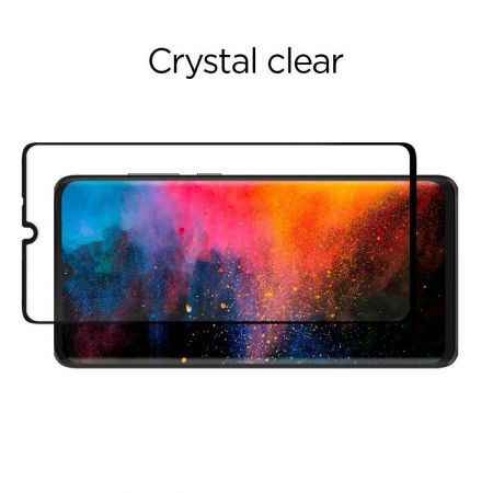 Szkło hartowane SPIGEN GLASS FC HUAWEI P30 BLACK zdjęcie 2