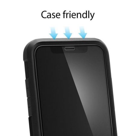 Szkło hartowane SPIGEN GLASS FC IPHONE X/XS BLACK zdjęcie 3