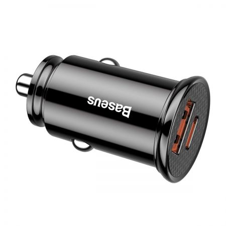 Ładowarka samochodowa Baseus Circular PD QC4.0+ 5A 30W (czarna) zdjęcie 2
