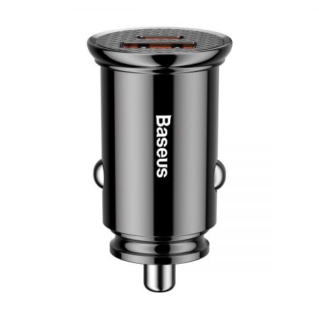 Ładowarka samochodowa Baseus Circular PD QC4.0+ 5A 30W (czarna) zdjęcie 3