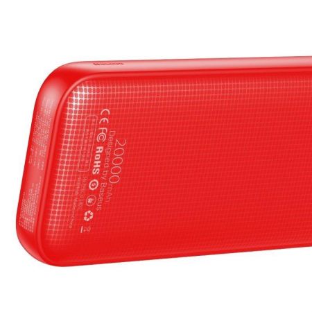 PowerBank Baseus Powerful 20000mAh Quick Charge 3.0 USB Type-C PD - czerwony zdjęcie 3