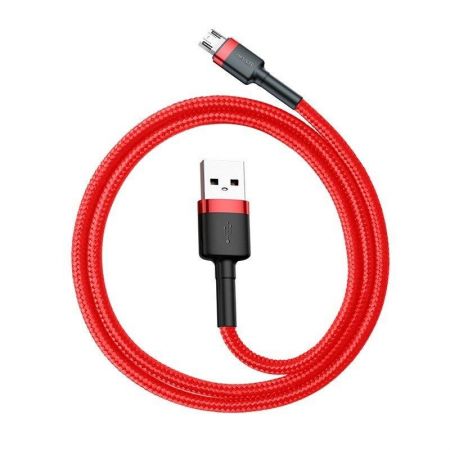Kabel Micro USB Baseus Cafule 2.4A 1m (Czerwony) zdjęcie 4