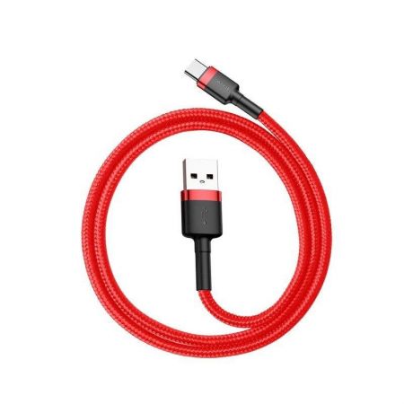 Kabel USB-C Baseus Cafule 3A 1m (czerwony) zdjęcie 4