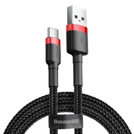 Kabel USB-C Baseus Cafule 2A 2m (czerwono-czarny)