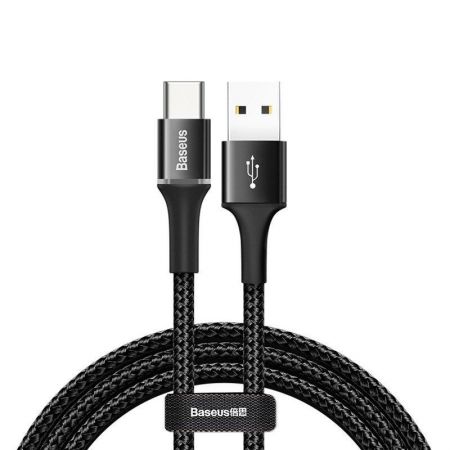 Kabel USB-C z podświetleniem LED Baseus Halo 3A 1m (czarny) zdjęcie 4