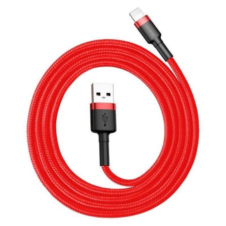 Kabel Lightning USB Baseus Cafule 2A 3m (czerwony)