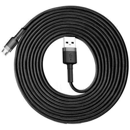 Kabel Micro USB Baseus Cafule 2A 3m (czarno-szary) zdjęcie 2