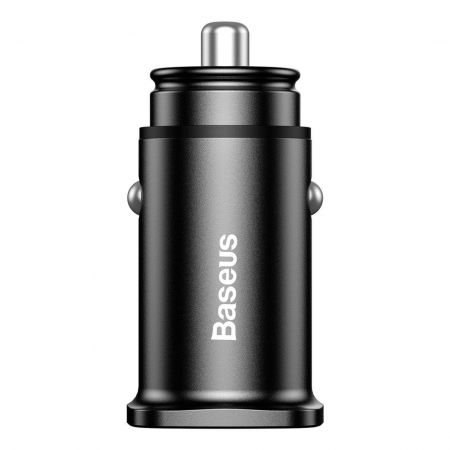 Ładowarka samochodowa Baseus Square 2xUSB QC3.0 5A 30W (czarna) zdjęcie 3