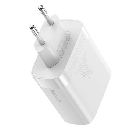 Ładowarka sieciowa Baseus Mirror Lake, 4x USB, 6A, 30W (biała) zdjęcie 2