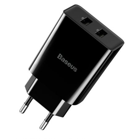 Ładowarka sieciowa Baseus Speed Mini 10.5W z kablem USB Lightning 2.4A 1m (czarny) zdjęcie 2