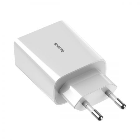 Ładowarka sieciowa USB-C PD Baseus Mini, Power Delivery, 18W (biały) zdjęcie 4