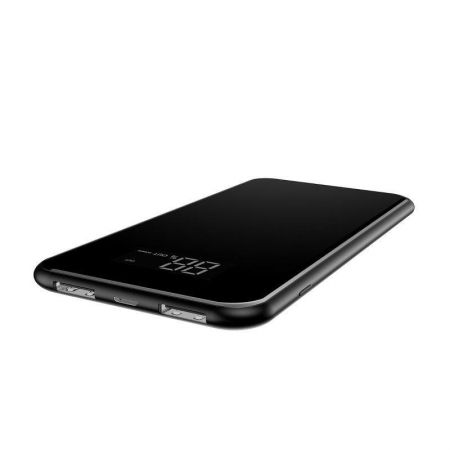 Powerbank z ładowarką indukcyjną Qi Baseus 8000mAh (czarny) zdjęcie 2