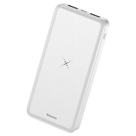 Powerbank z ładowarką indukcyjną Qi Baseus M36 10000mAh (biały) zdjęcie 2