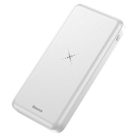 Powerbank z ładowarką indukcyjną Qi Baseus M36 10000mAh (biały) zdjęcie 3