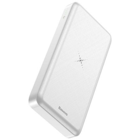 Powerbank z ładowarką indukcyjną Qi Baseus M36 10000mAh (biały) zdjęcie 4