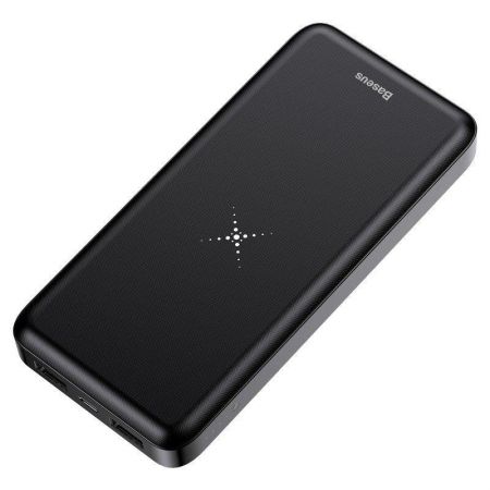 Powerbank z ładowarką indukcyjną Qi Baseus M36 10000mAh (czarny) zdjęcie 4