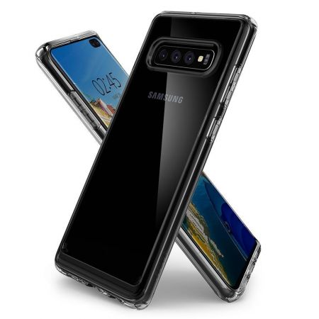SPIGEN ULTRA hybrid GALAXY S10+ PLUS crystal CLEAR zdjęcie 2