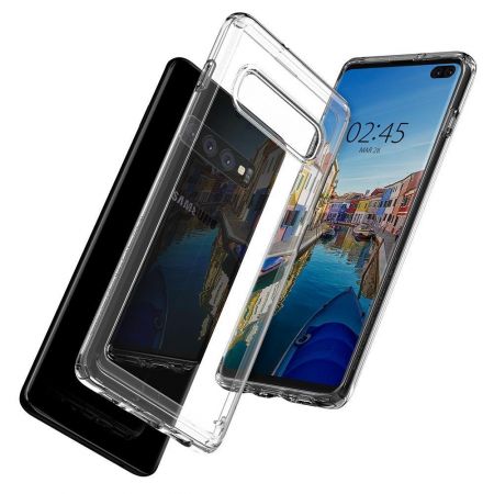 SPIGEN ULTRA hybrid GALAXY S10+ PLUS crystal CLEAR zdjęcie 4